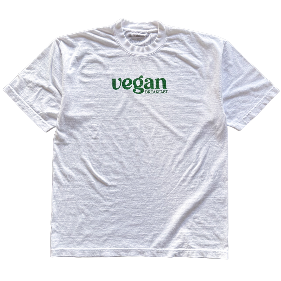 Vegan Breakfast Text Tee