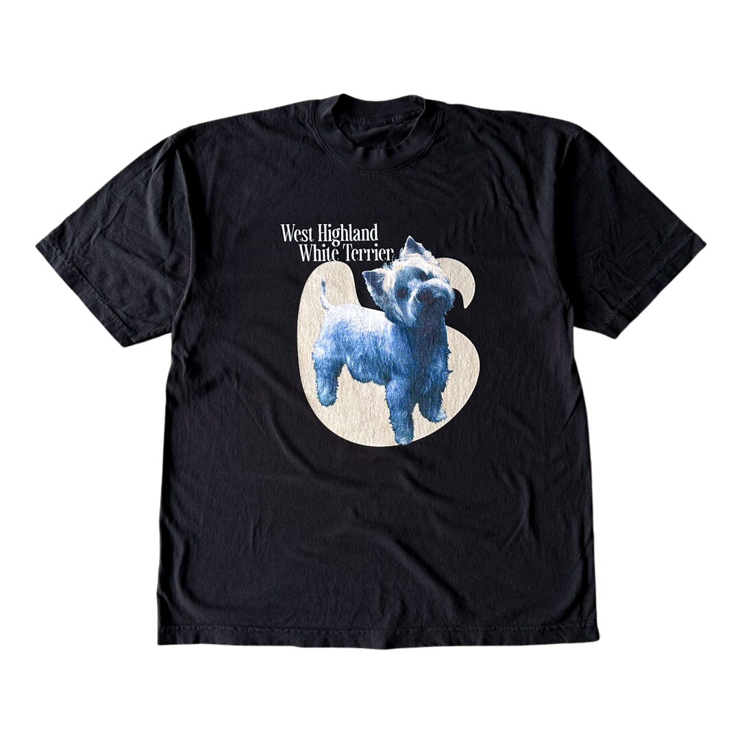 White West Highland Terrier Blob Tee