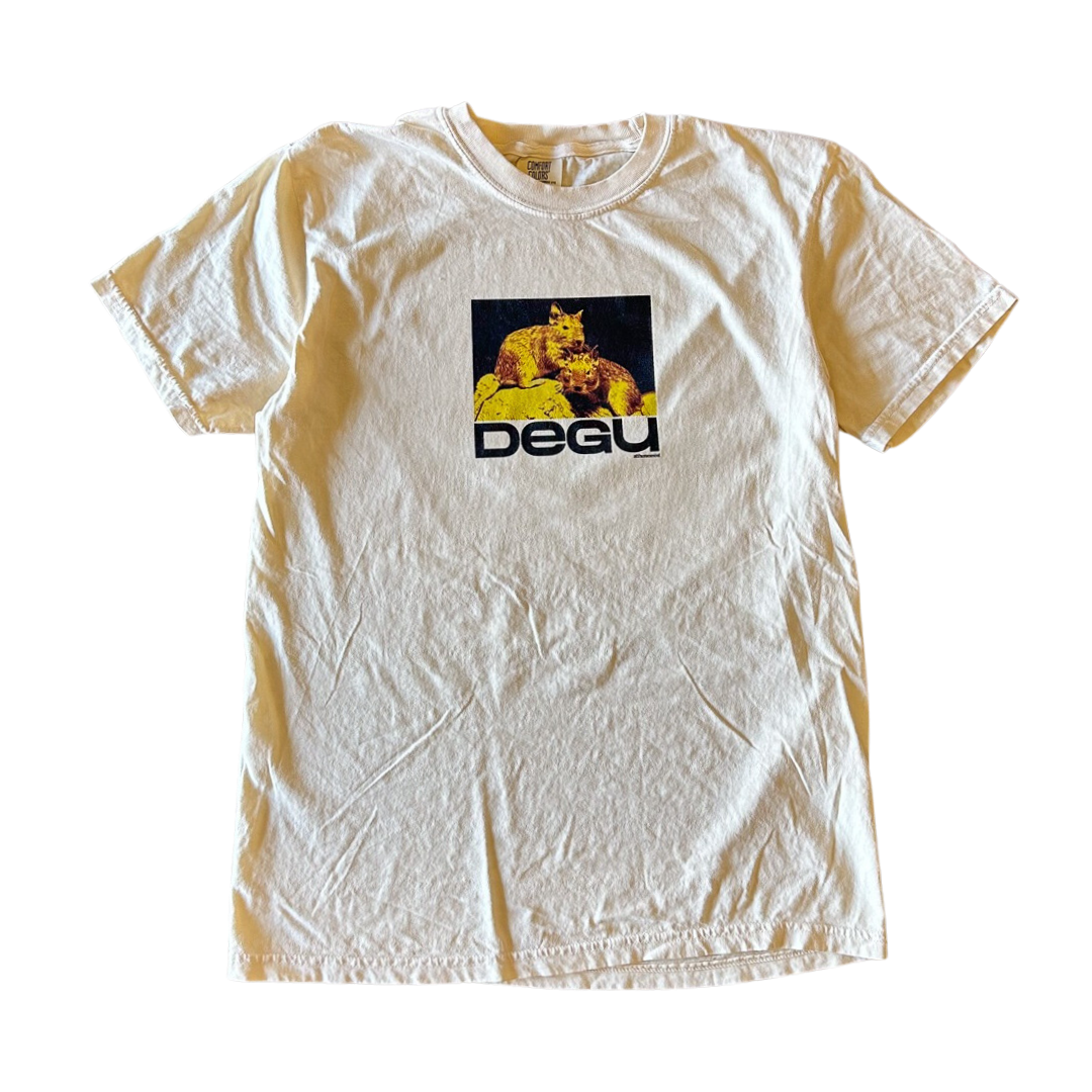 T-shirt chat tigré avec poisson