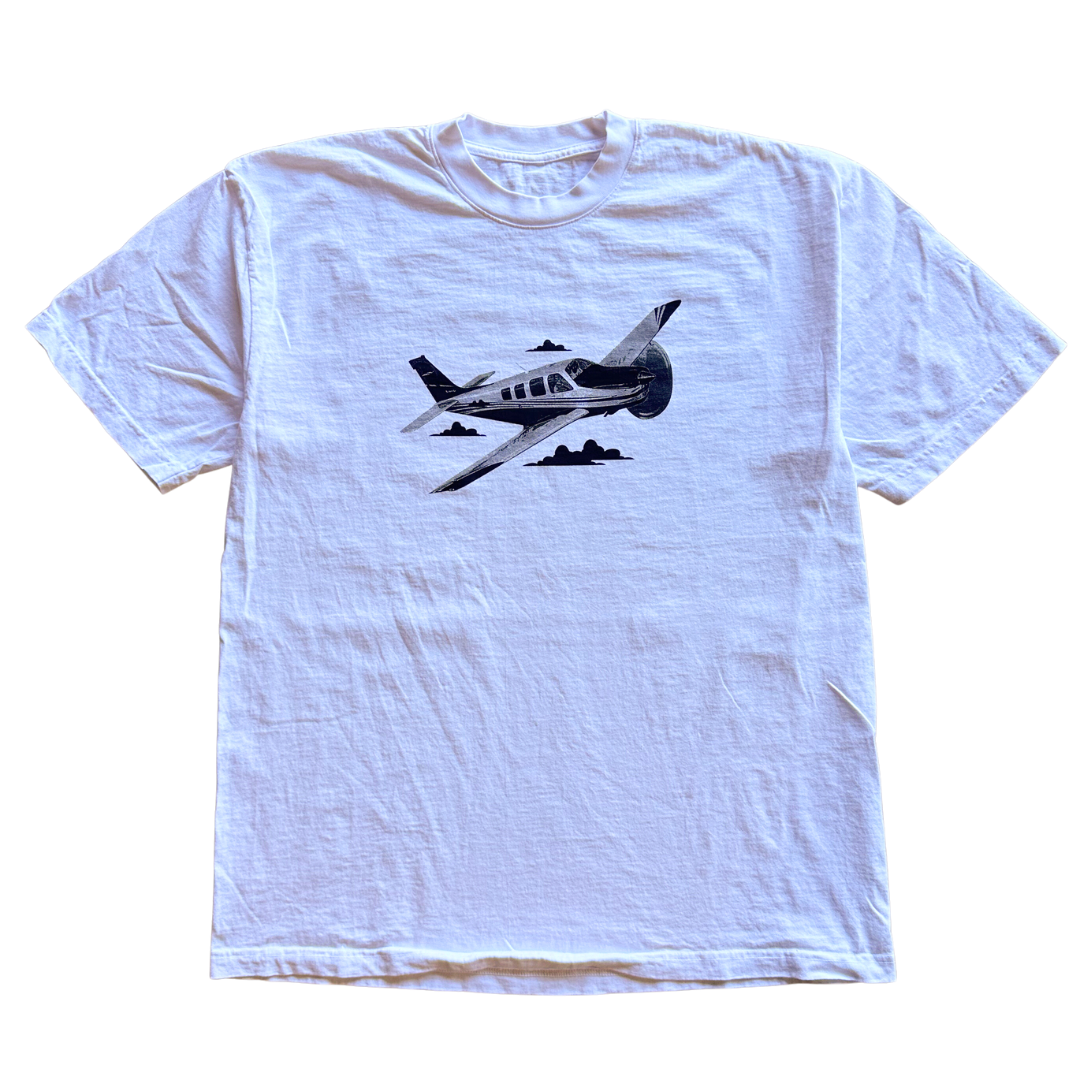 Black and White Plane Tee