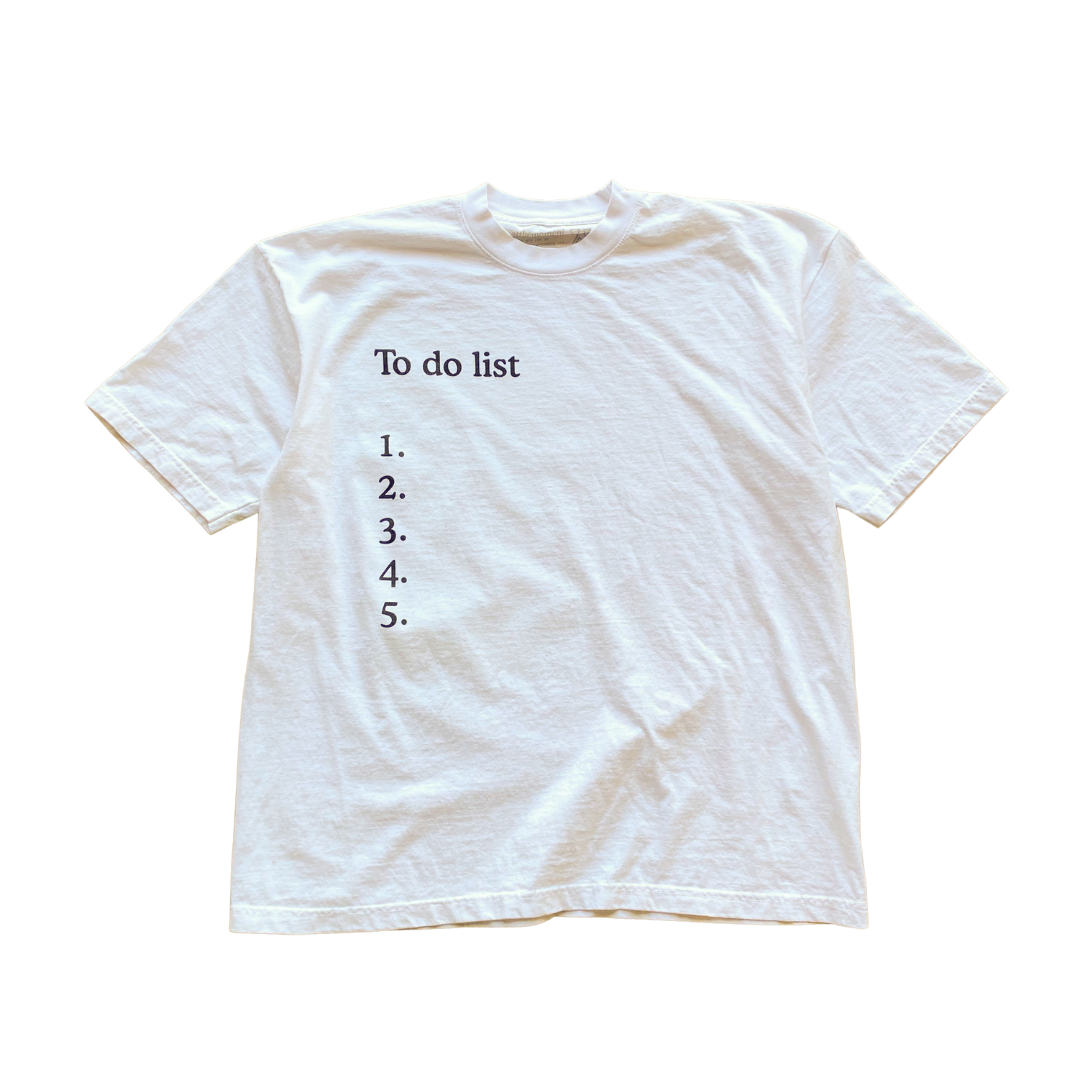 To Do List Tee