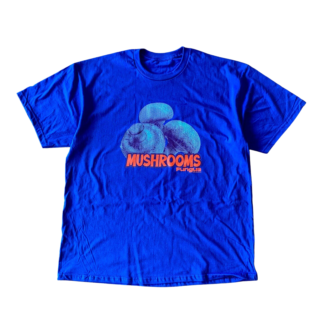 Blue Mushroom Tee