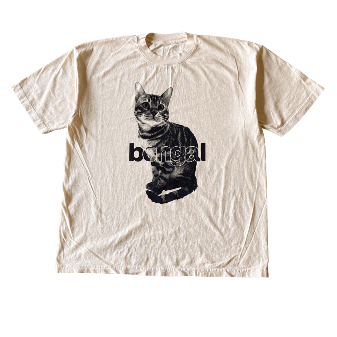Curious Bengal Cat Tee