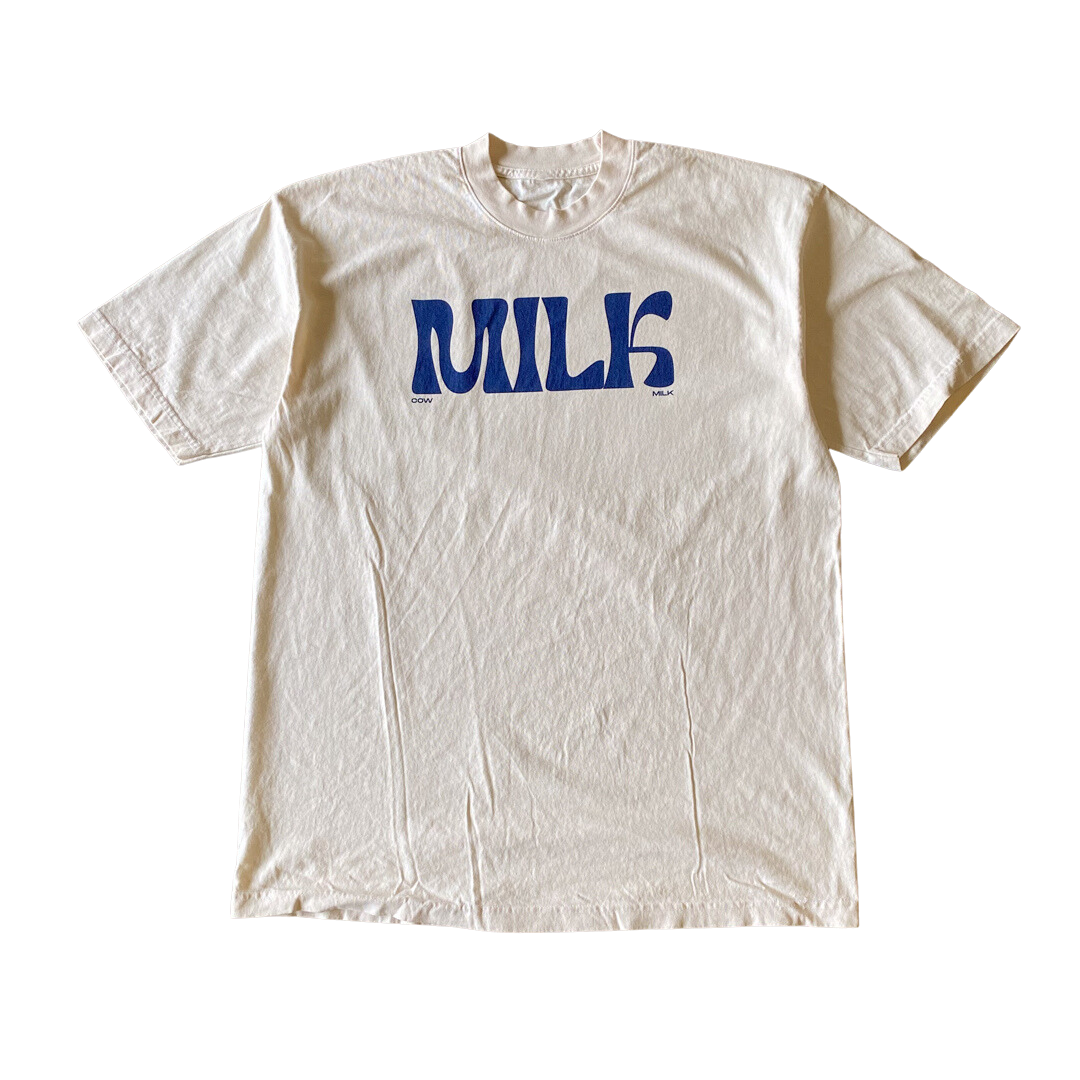 Milk Text Tee