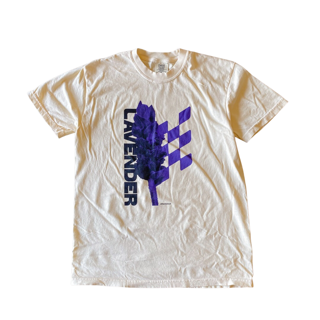 Checkered Lavender Tee