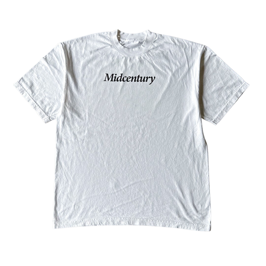 Midcentury Serif Text Tee