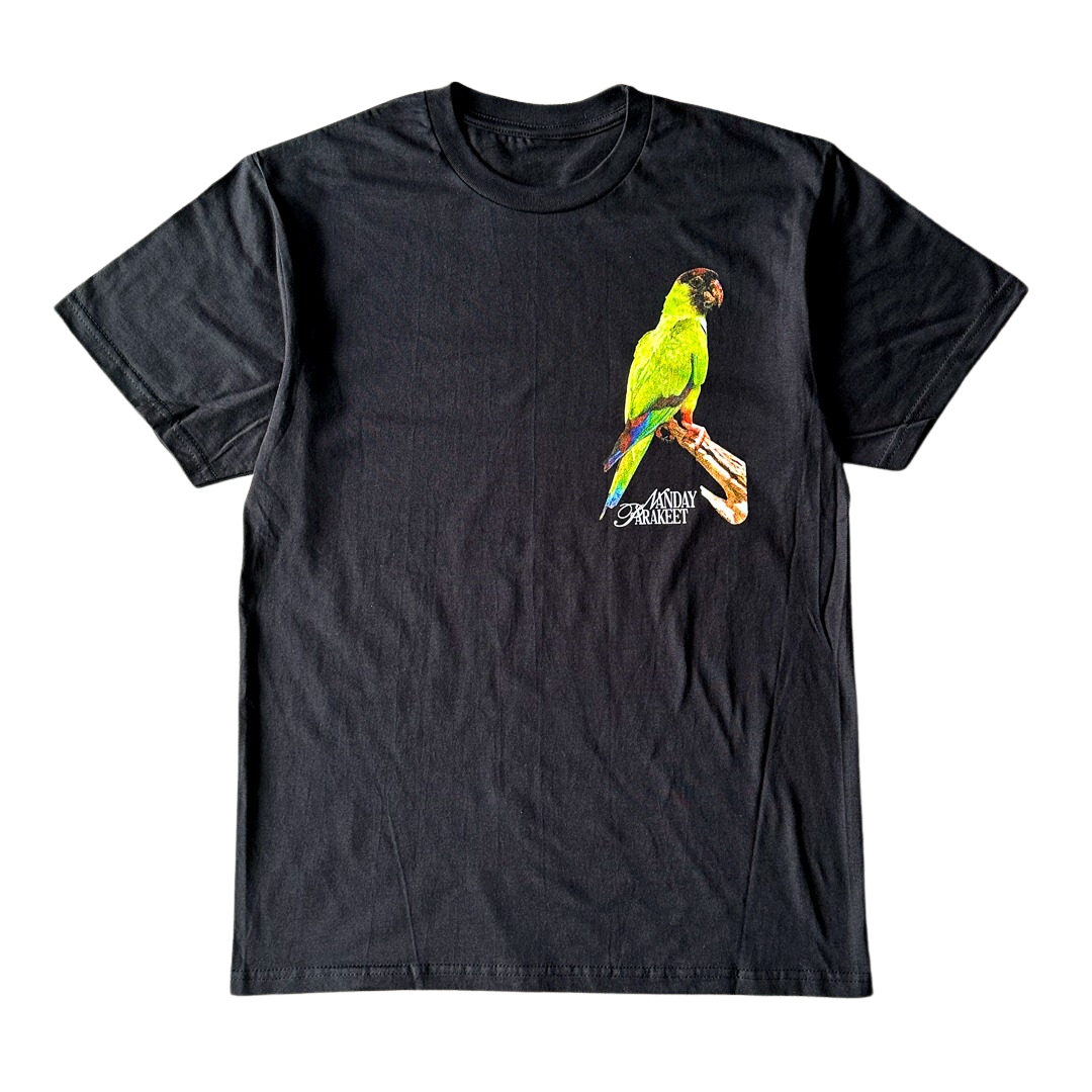 Perched Nanday Parakeet Tee