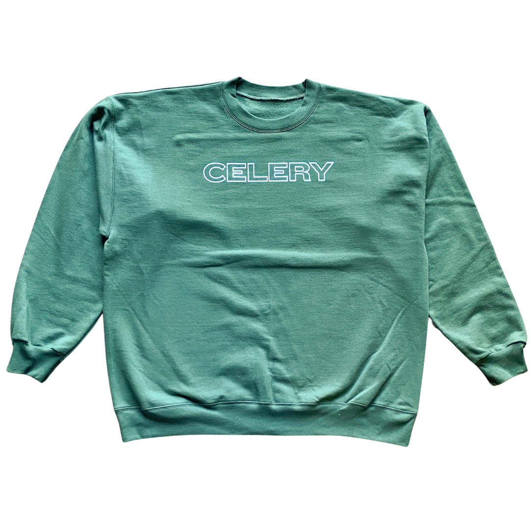 Celery Text Crewneck
