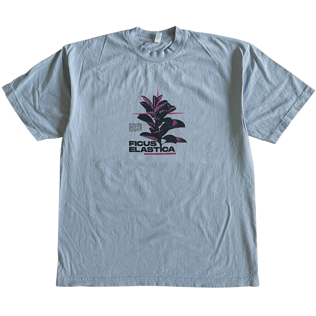 Pink Ficus Elastica Tee