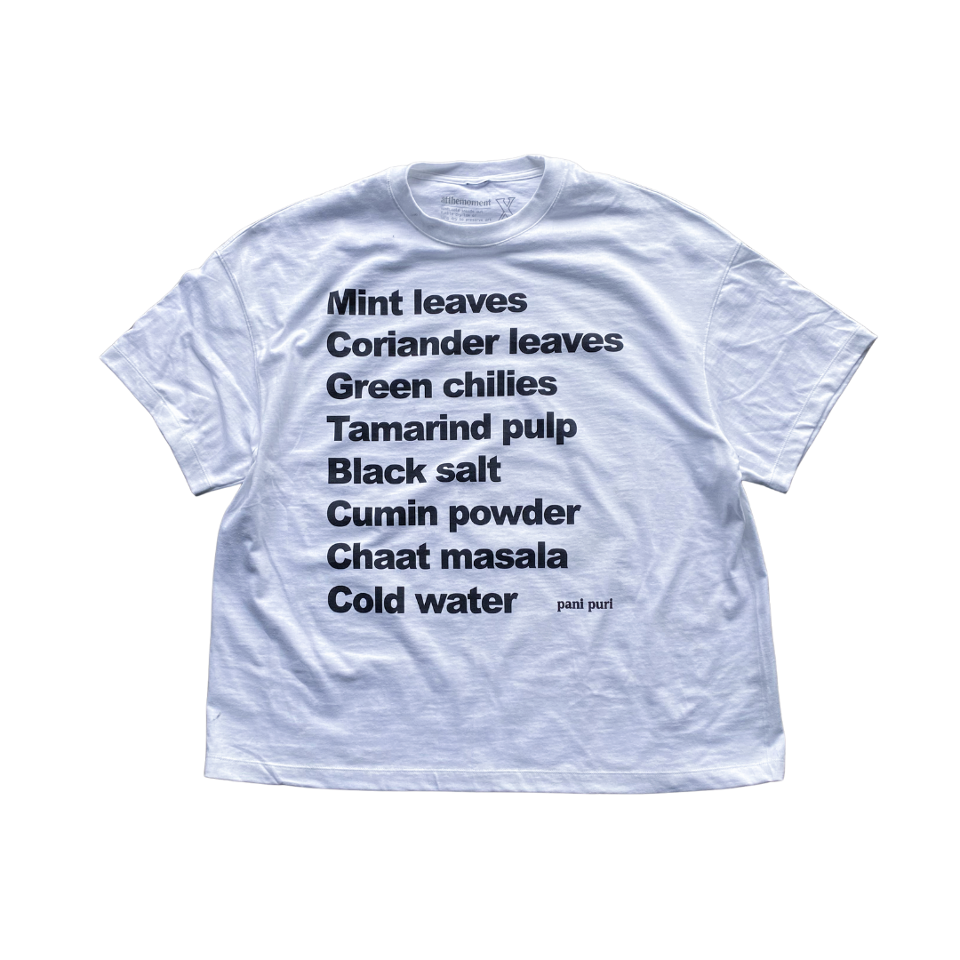 Pani Puri Ingredients Tee