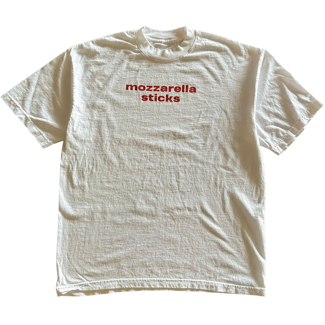 Mozzarella Sticks Text Tee