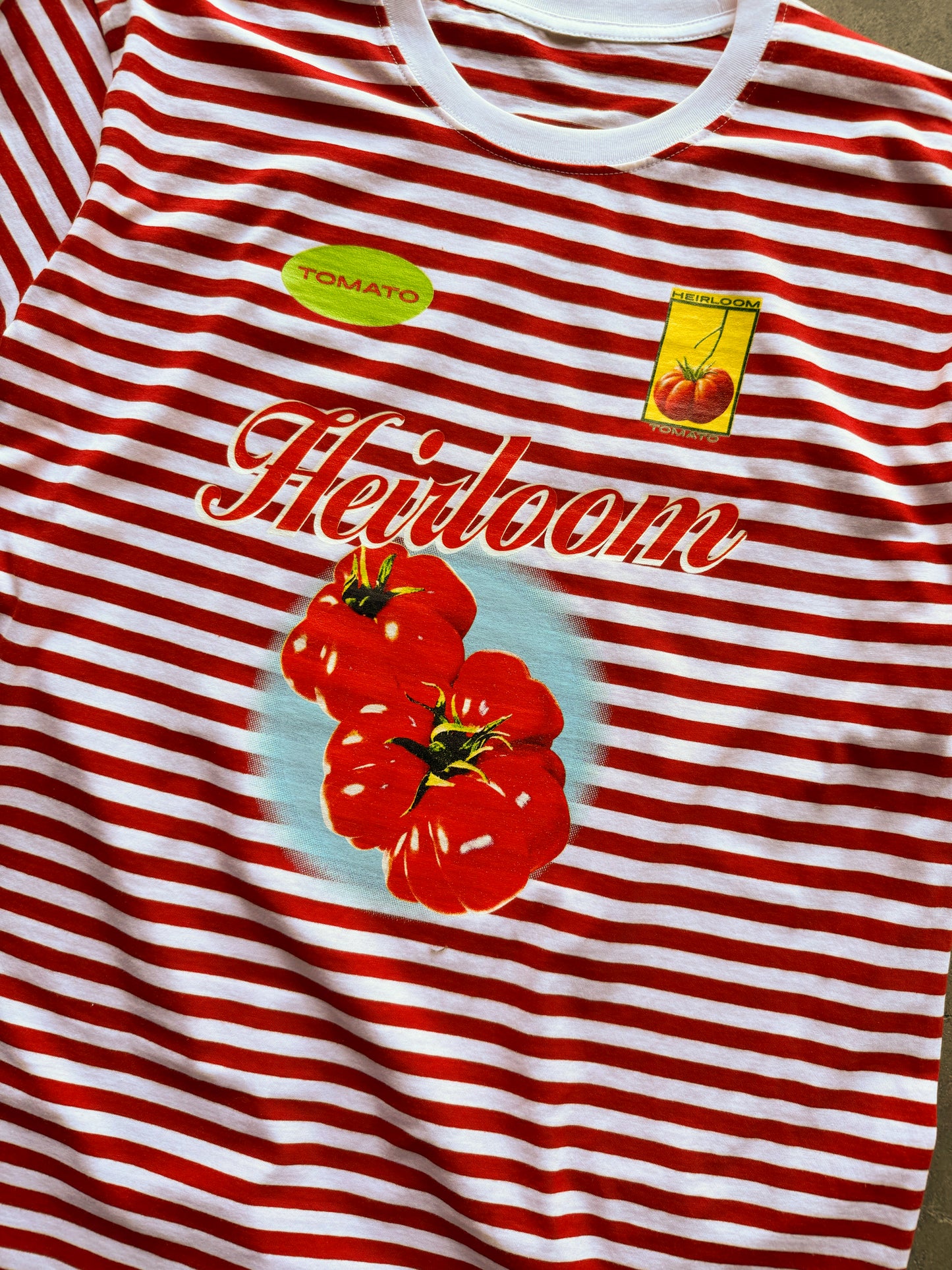Heirloom Tomatoes Striped Tee