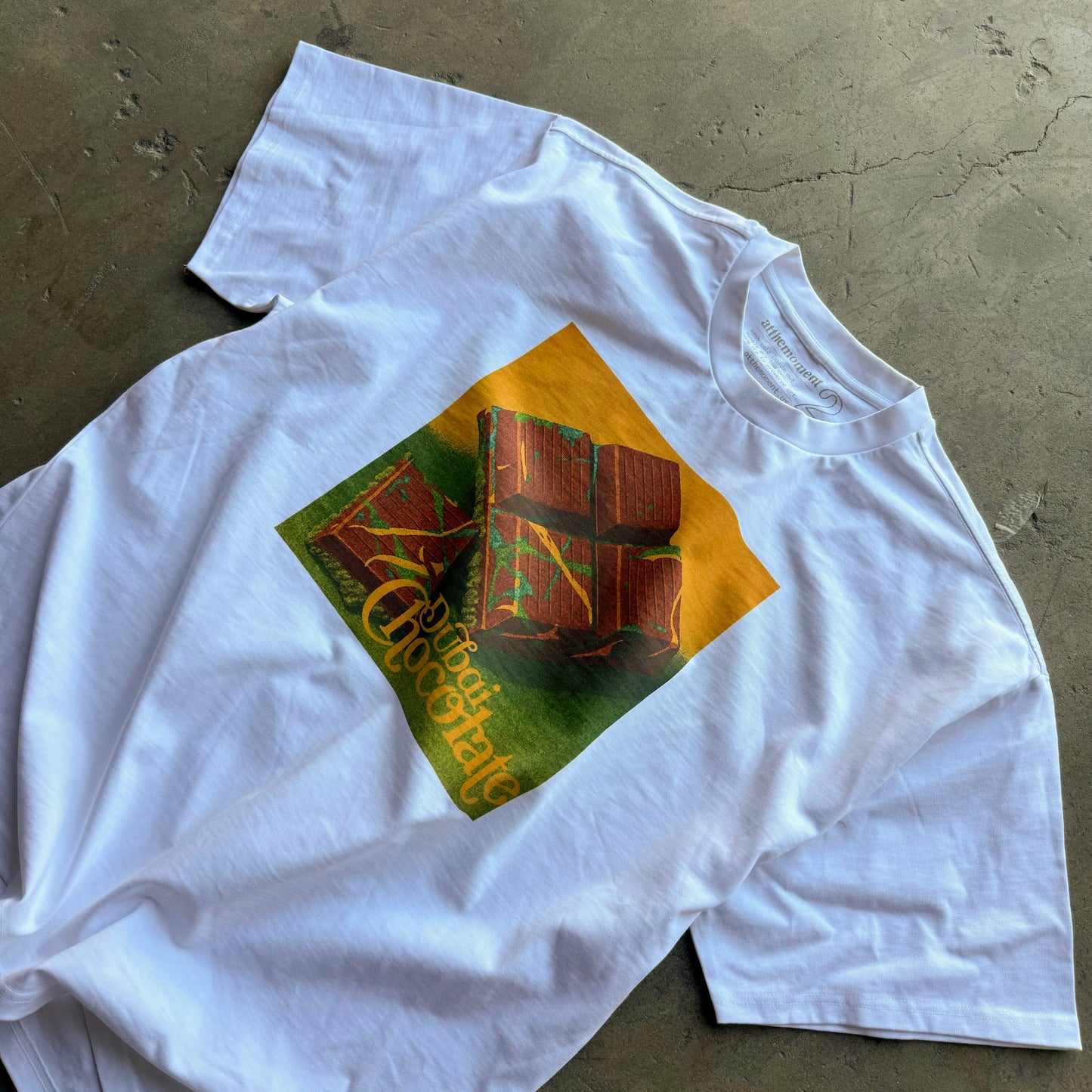 Dubai Chocolate Block Tee