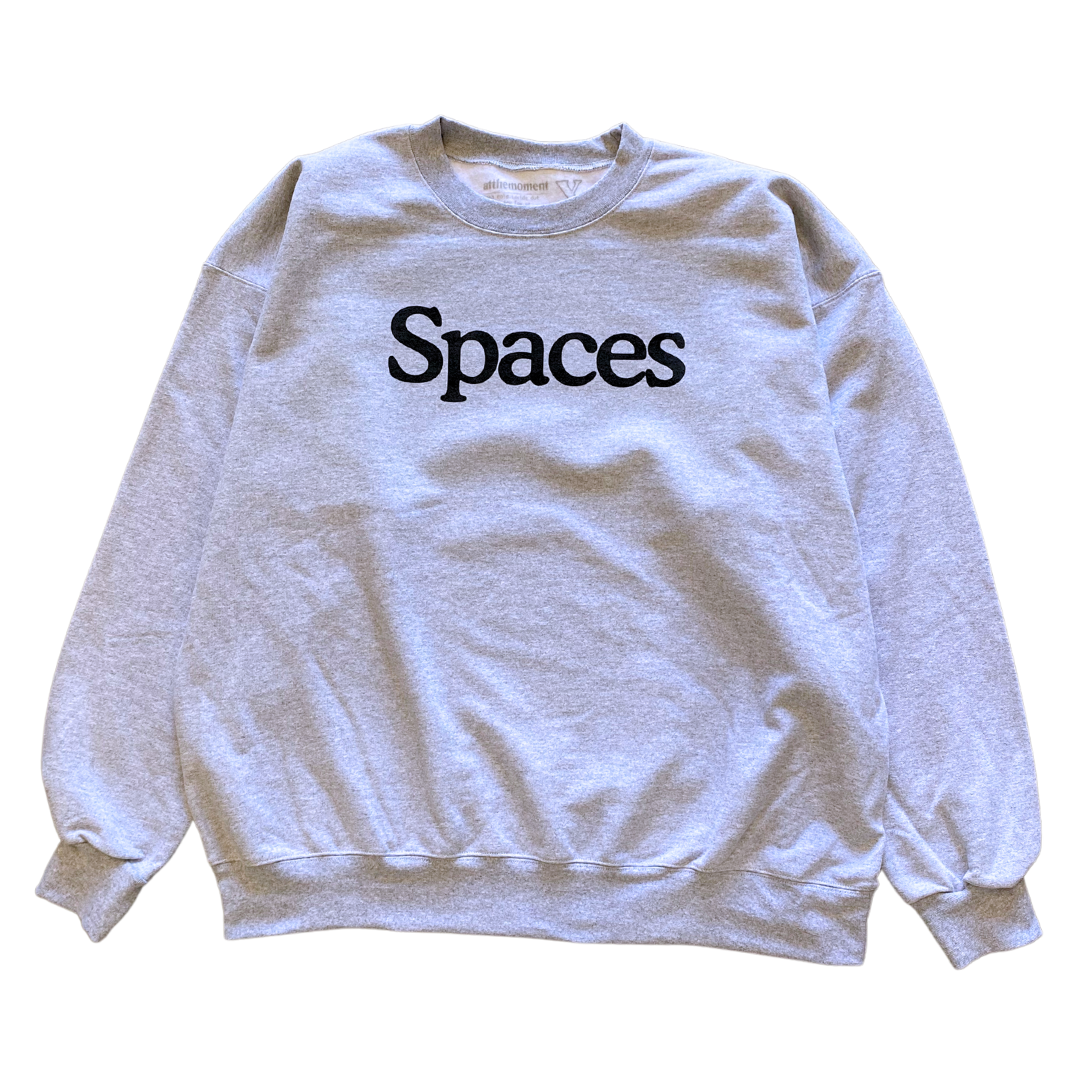 Spaces Text Crewneck