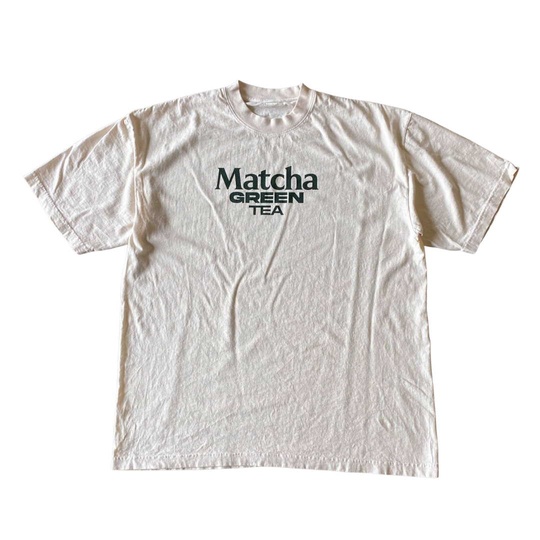 Matcha Green Tea Text Tee