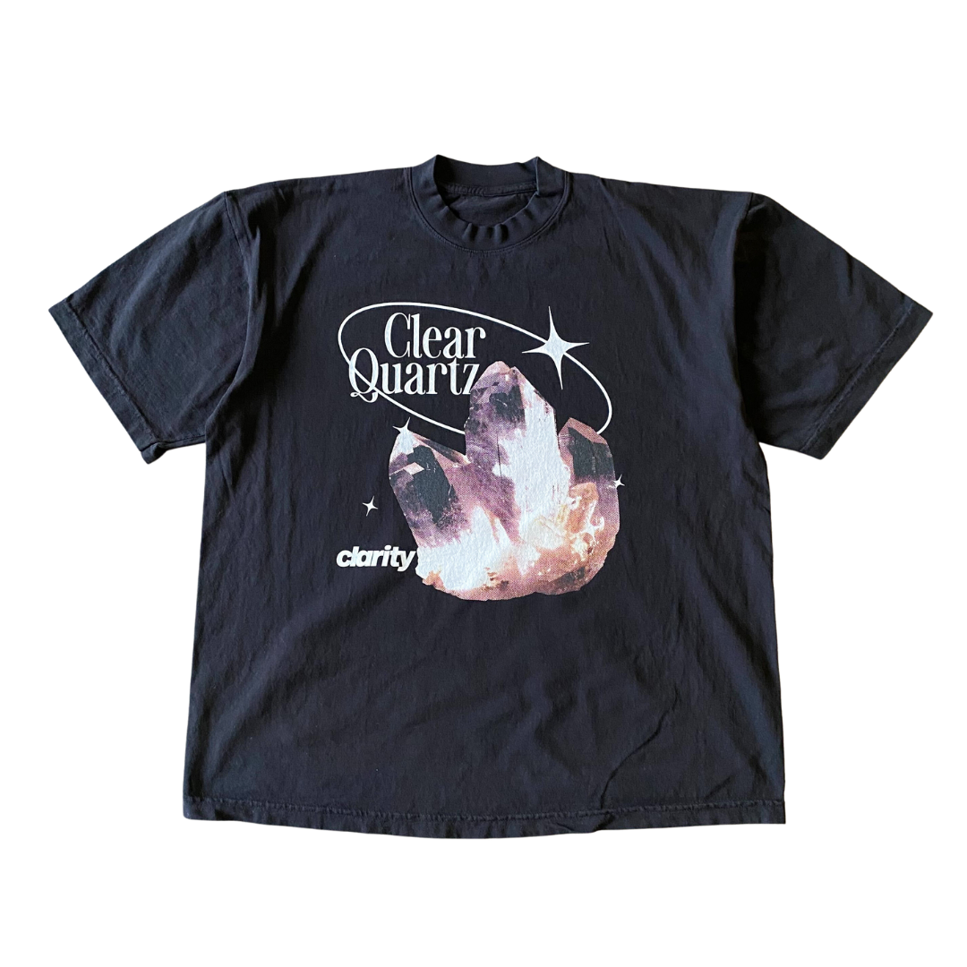 Té en quartz transparent