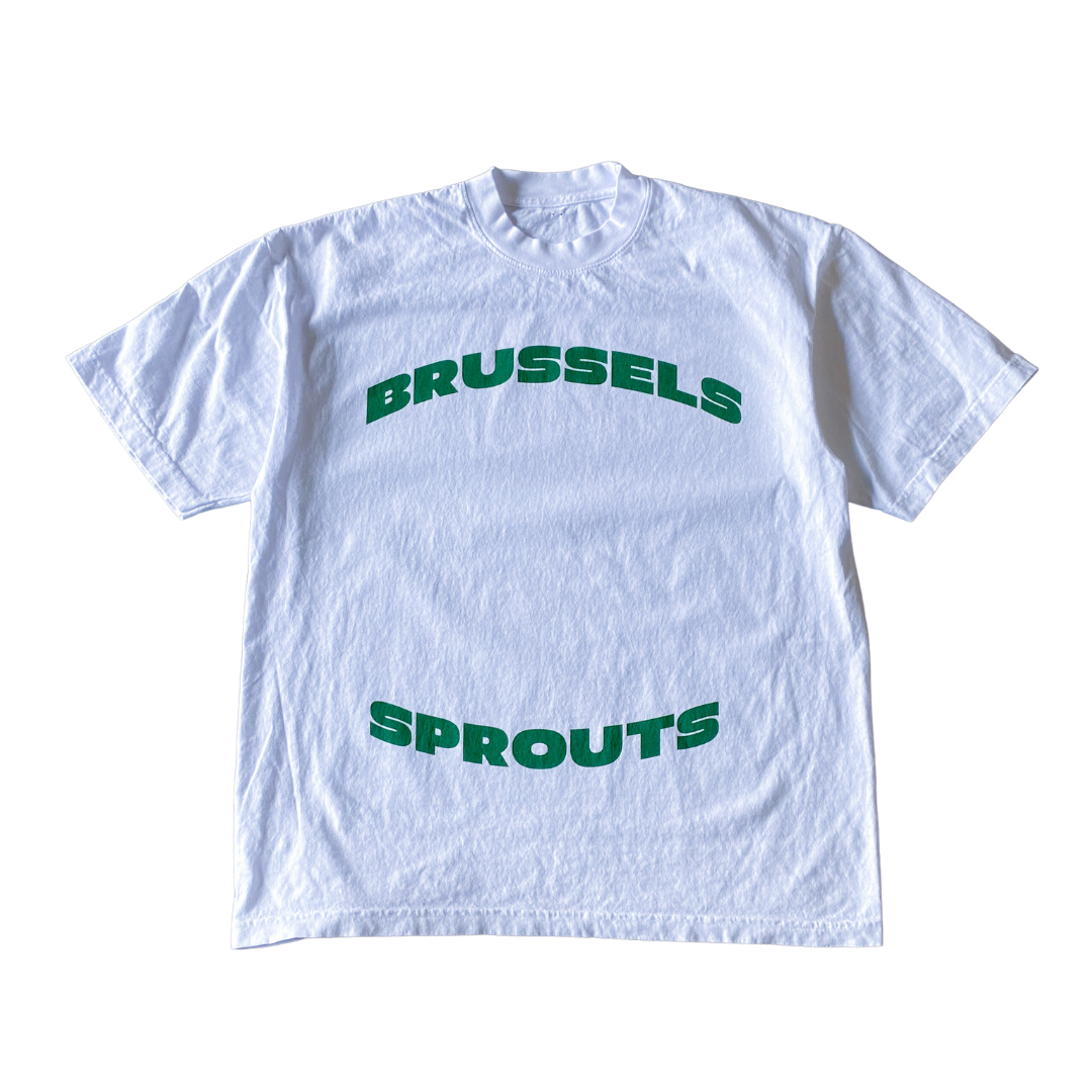 T-shirt texte choux de Bruxelles