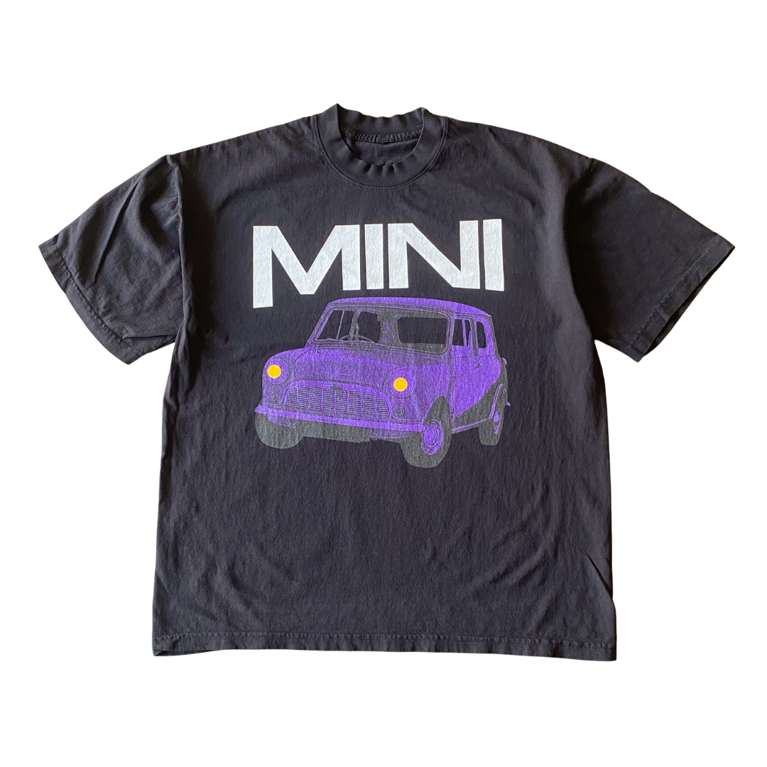 T-shirt mini voiture violet