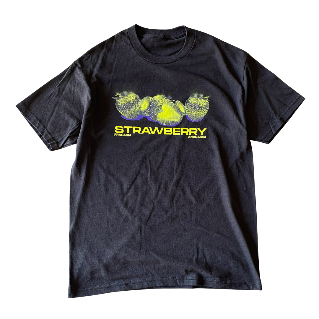 T-shirt fraise fluo