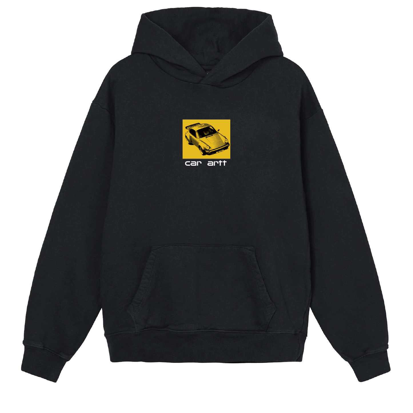 Car artt Yellow Box Hoodie