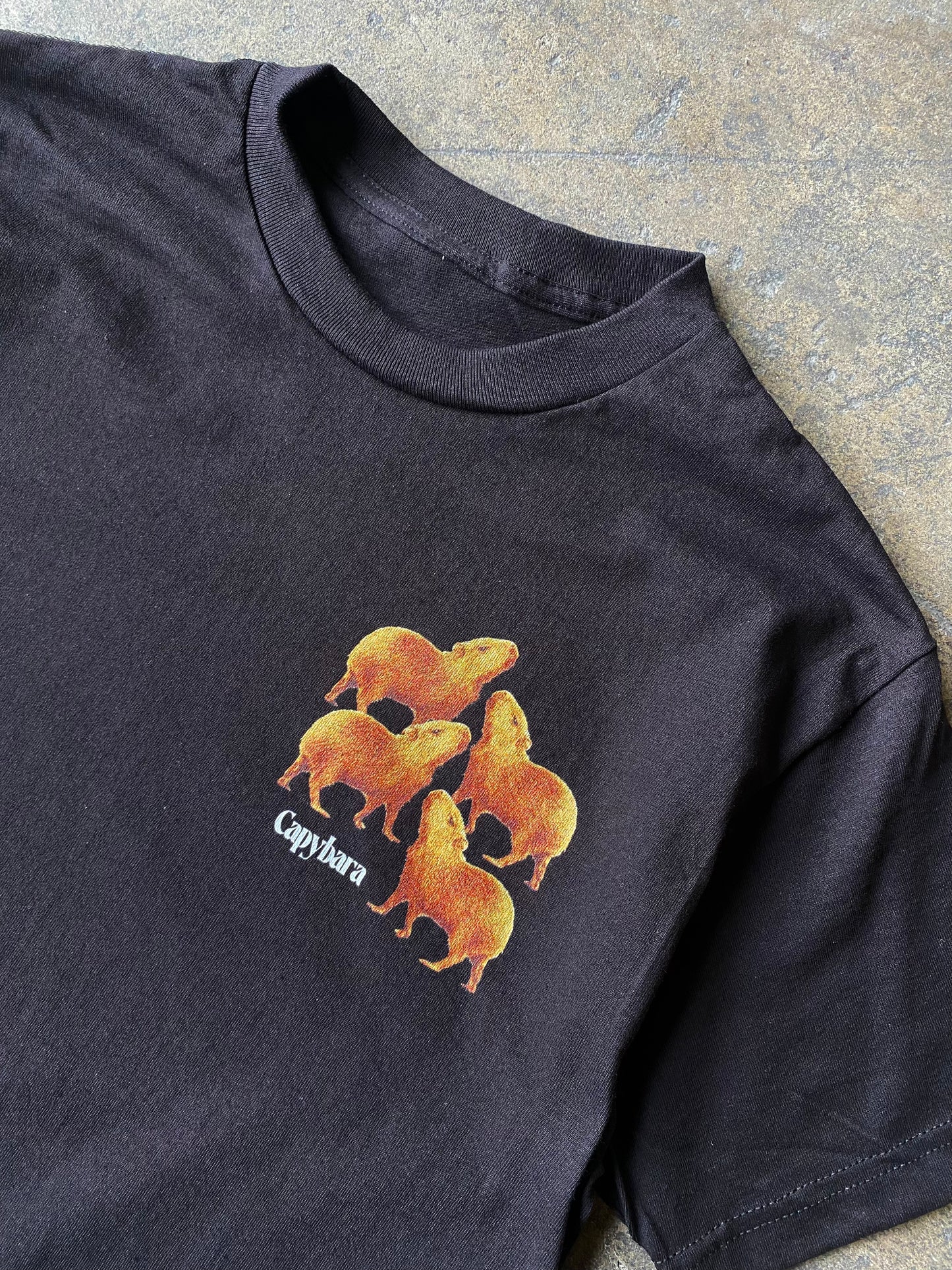 Four Capybara Tee