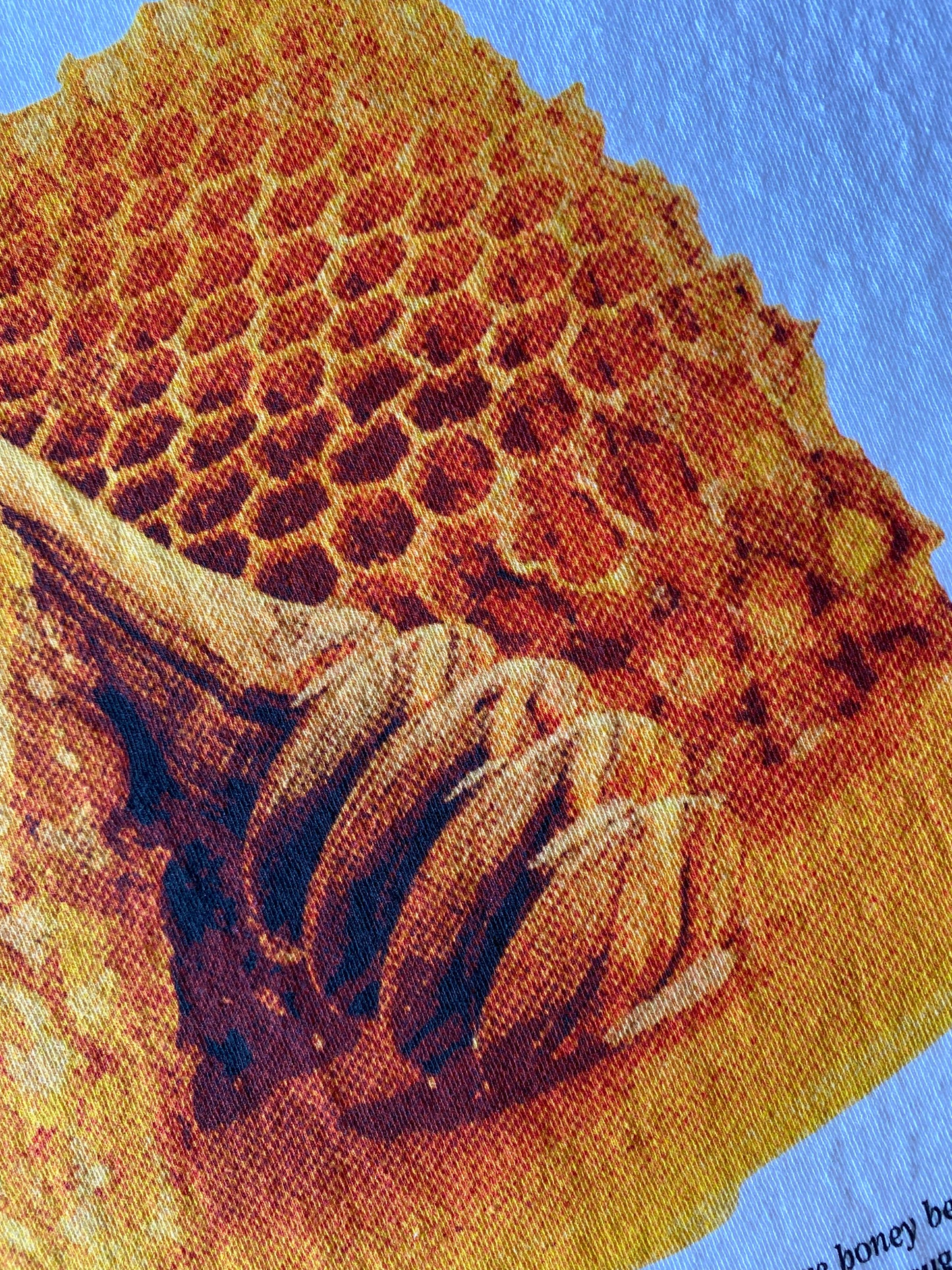 T-shirt en nid d'abeille