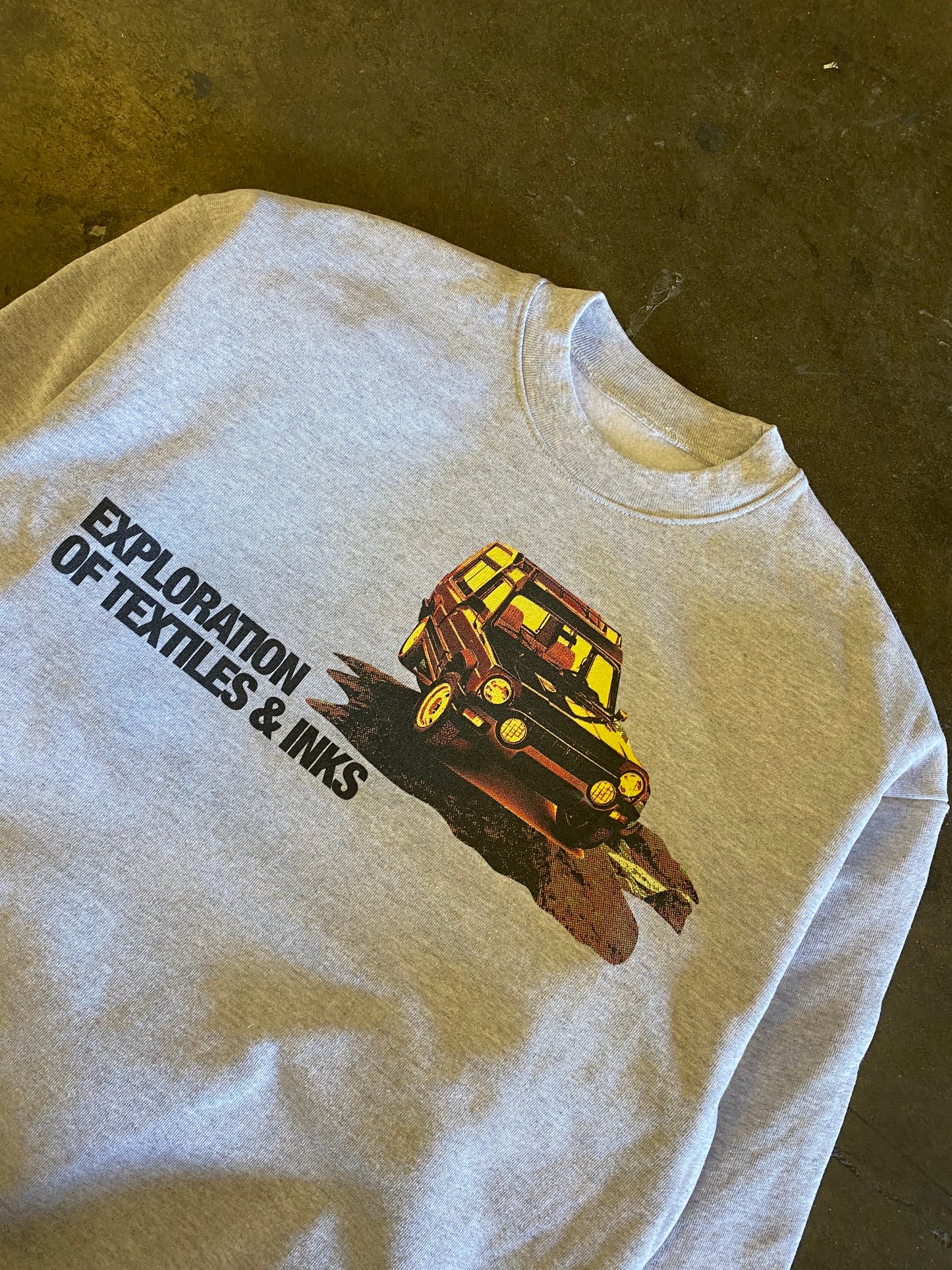 Exploration Of Textile Inks Crewneck