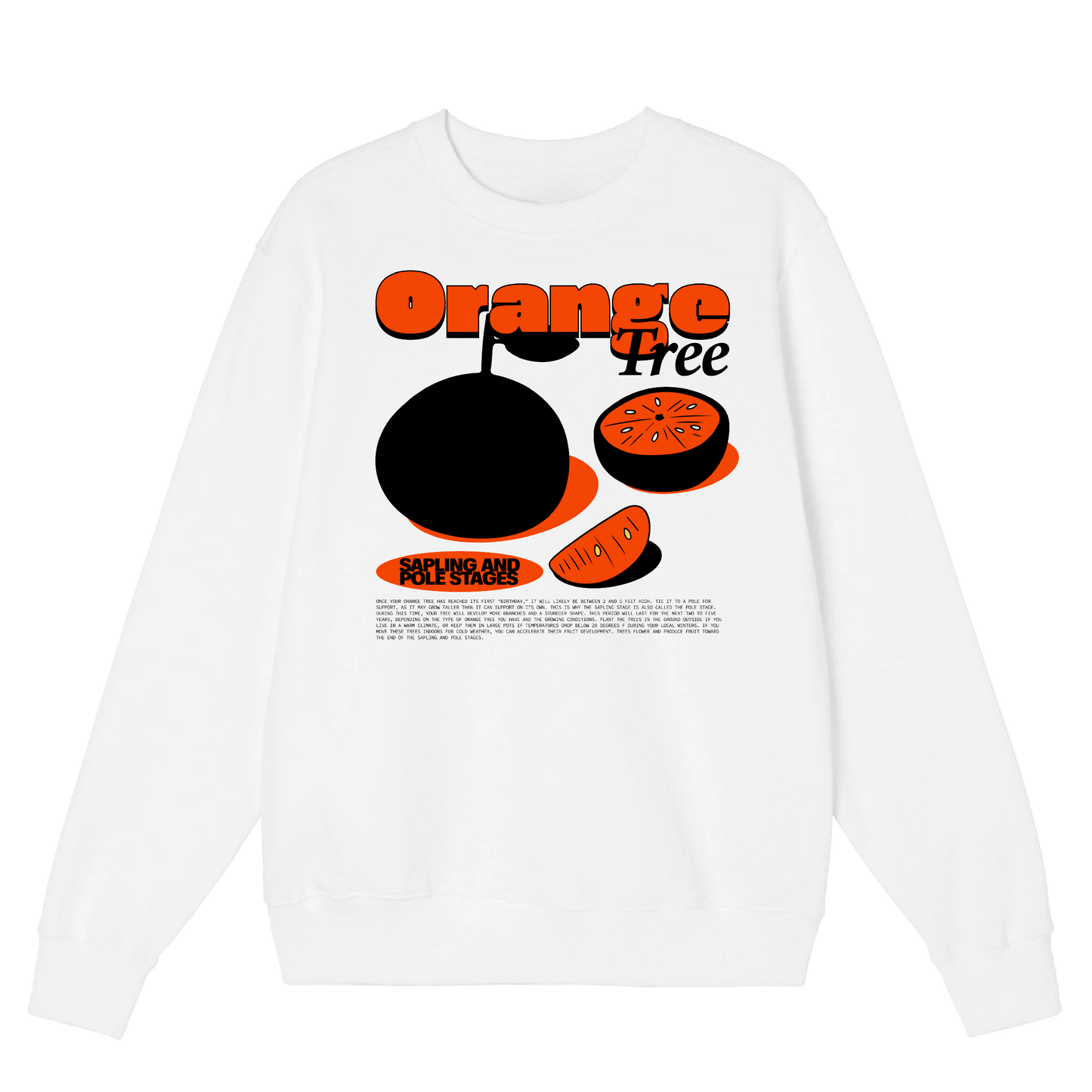 Orange Tree Crewneck