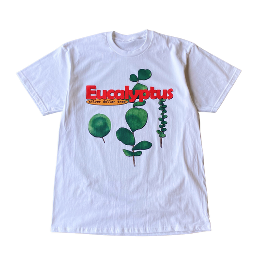 T-shirt eucalyptus dollar argenté