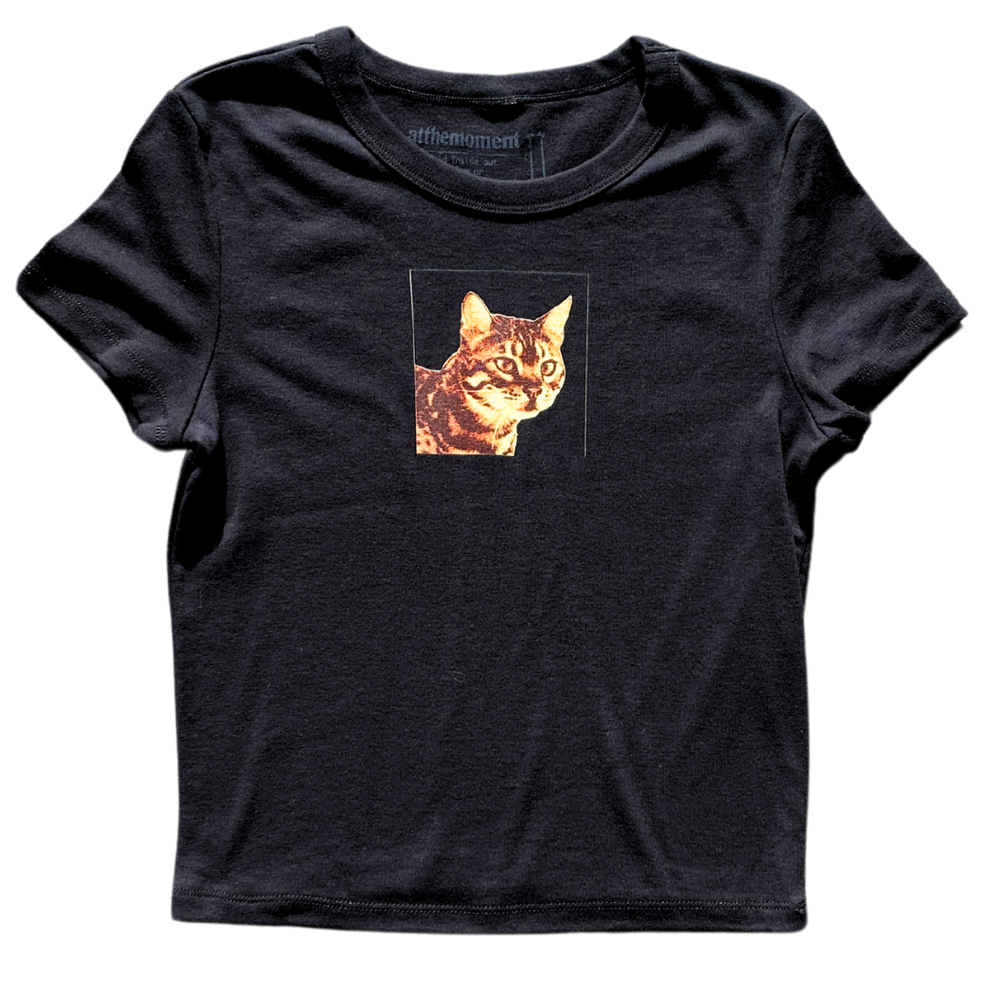 Framed Cat Women's Baby Rib