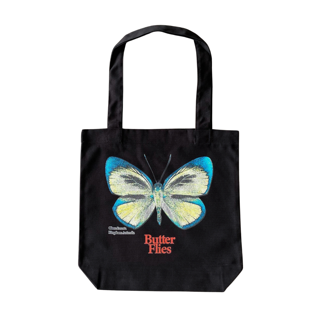 Sac fourre-tout papillon bleu