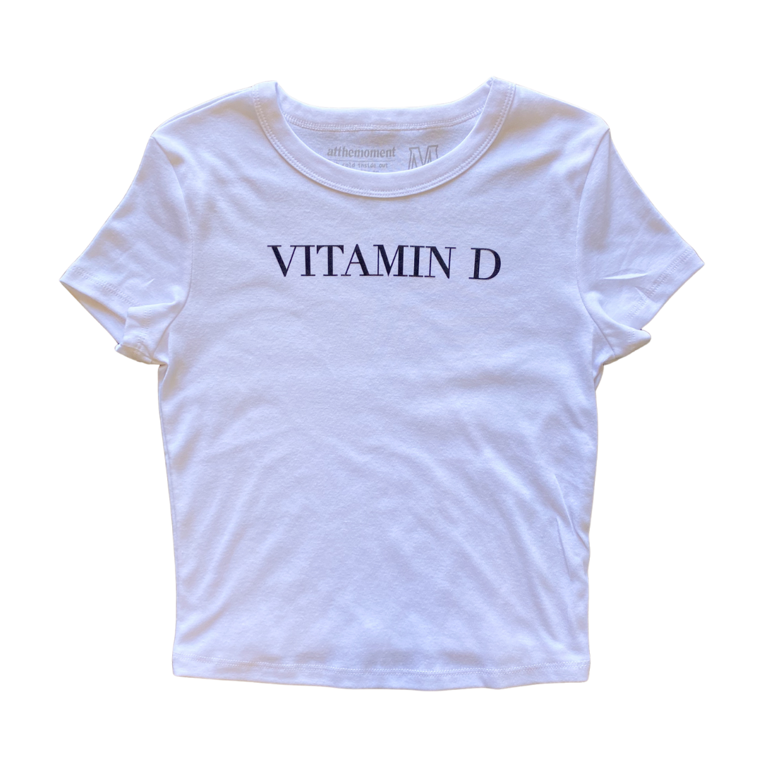 Vitamin D Text v2 Women's Baby Rib