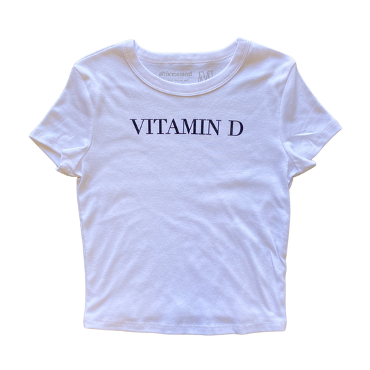 Vitamin D Text v2 Women's Baby Rib