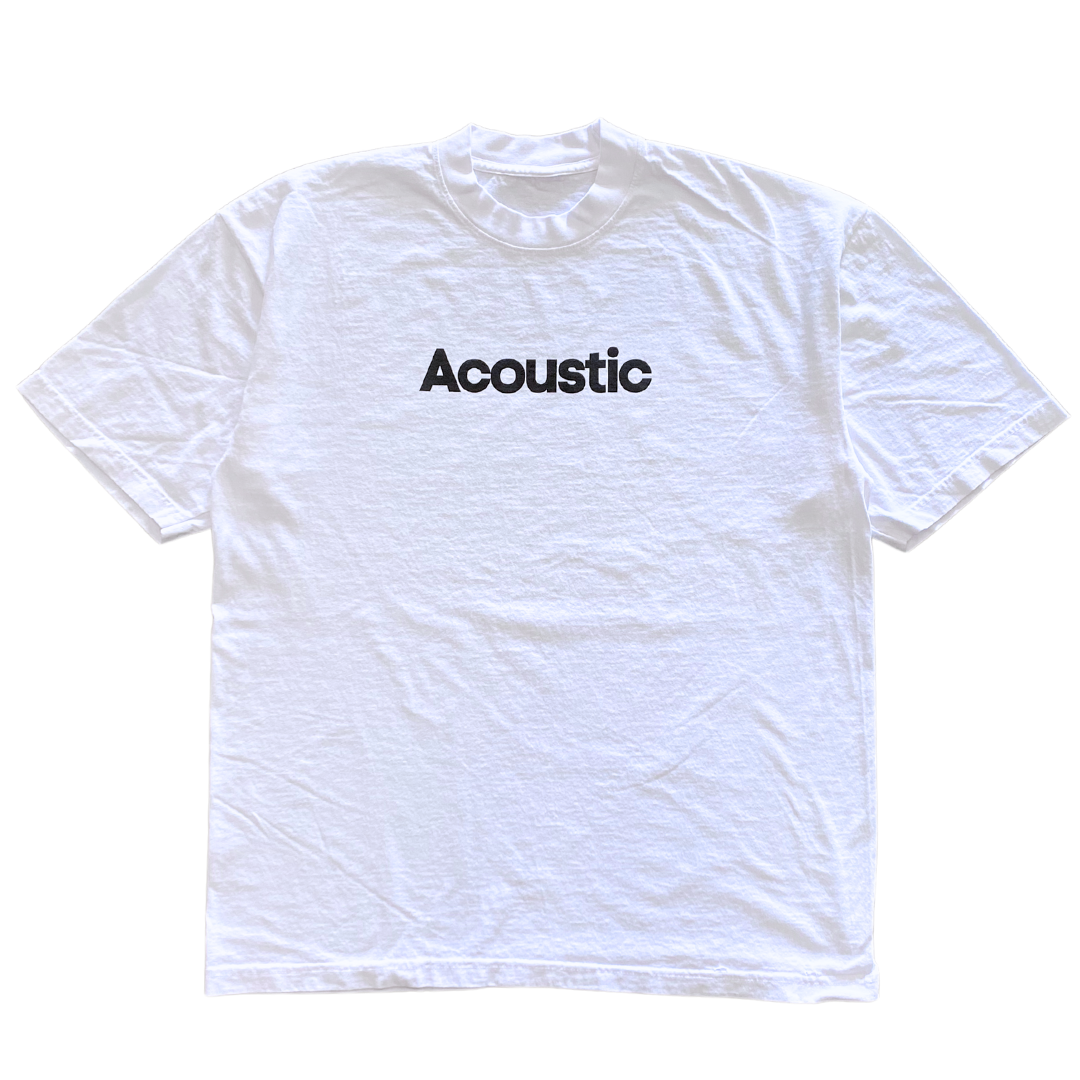 Acoustic Text Tee