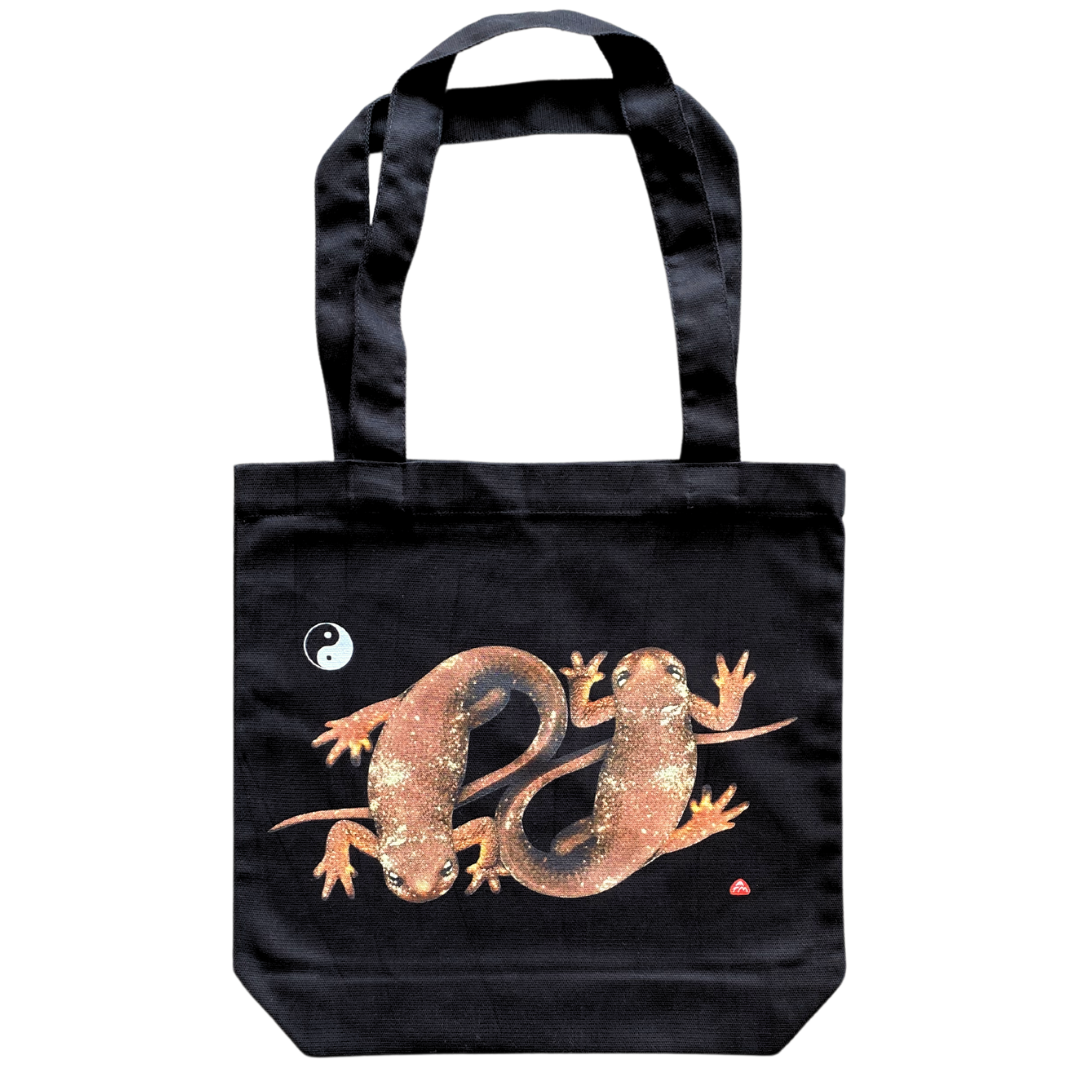 Yin Yang Salamander v2 Tote Bag