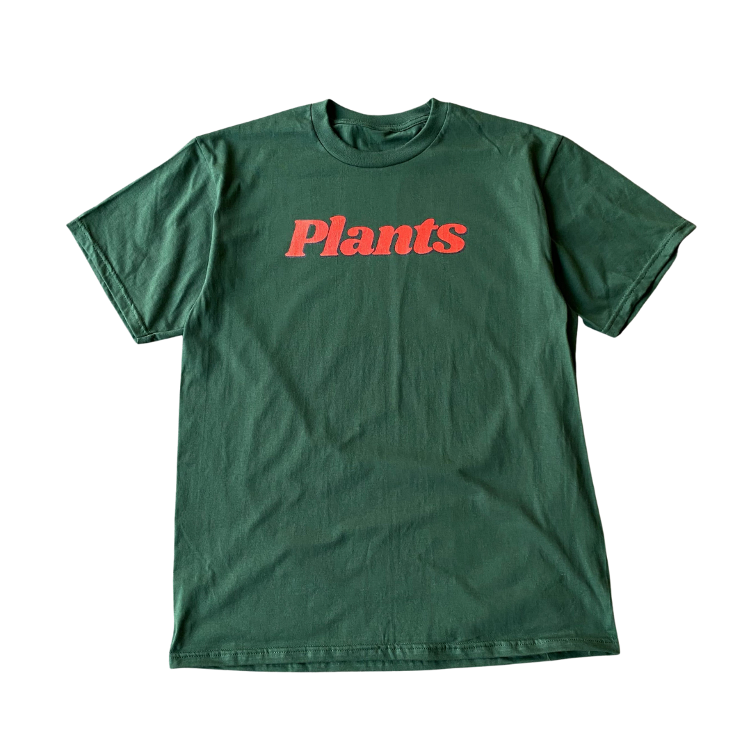 Pflanzen-Text-T-Shirt
