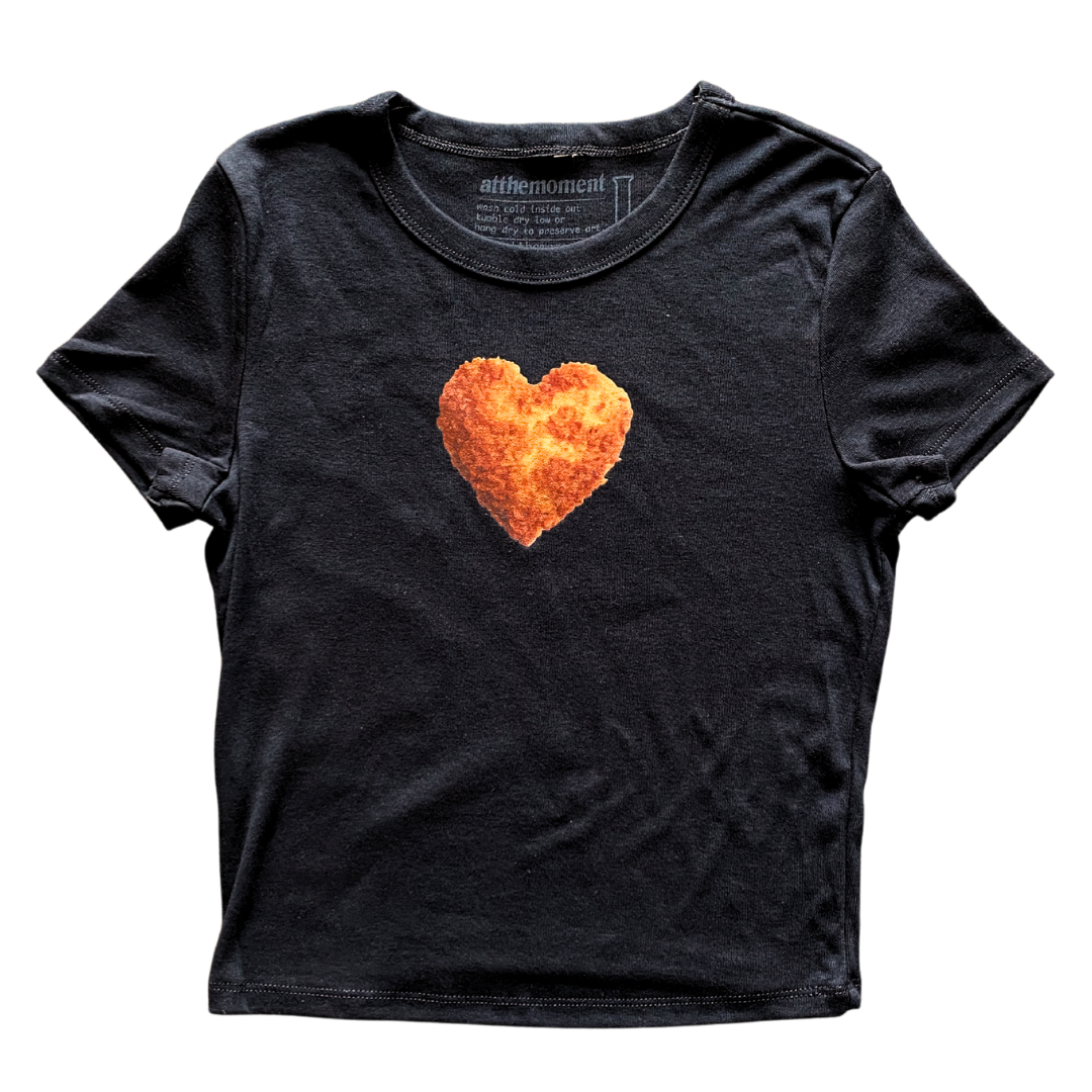 Heart-Shaped Chicken Nugget Women's Baby Rib