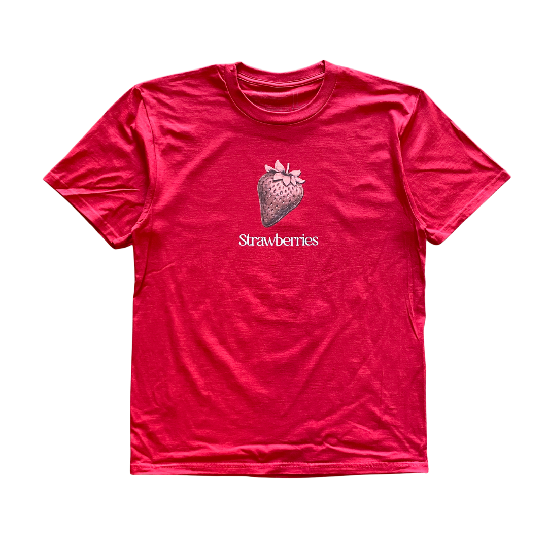 Pink Strawberries v3 Tee