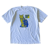 Blue and Yellow British Short Hair Tee