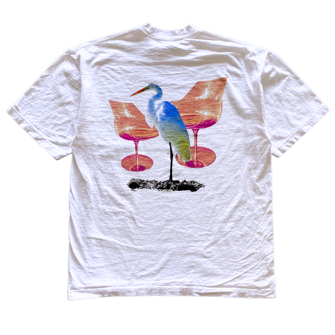 Champagne Chairs and Birds Tee