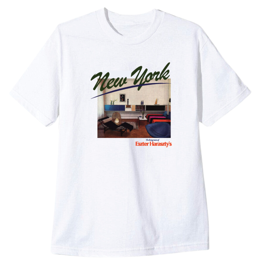 New Yorker Wohnzimmer-T-Shirt