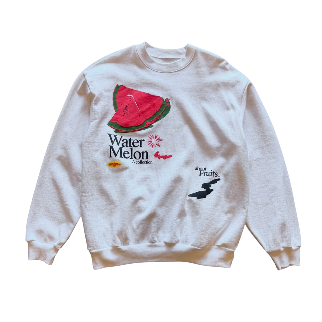 Pull ras du cou pastèque