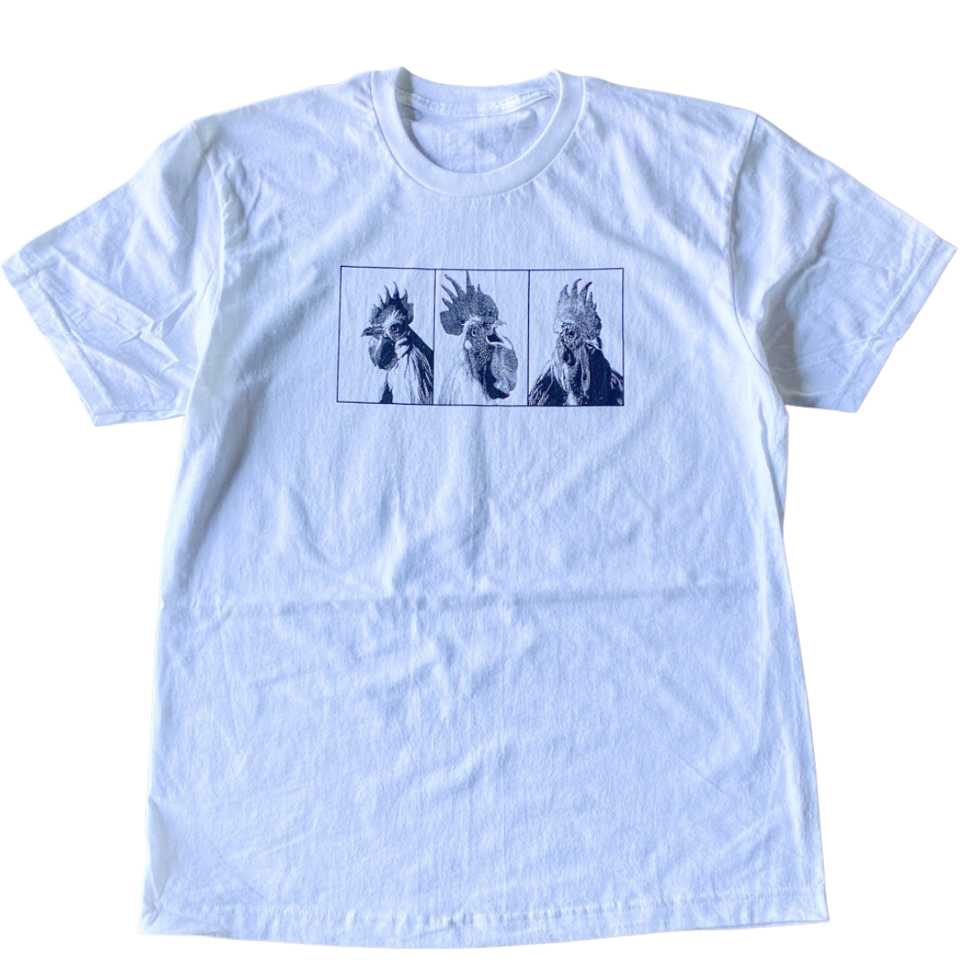 3 Chickens Portraits Tee