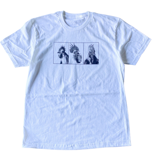 3 Chickens Portraits Tee