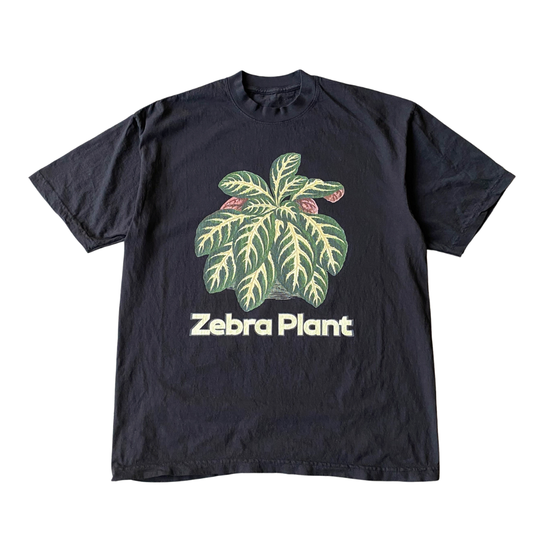 Zebra-Pflanzen-T-Shirt