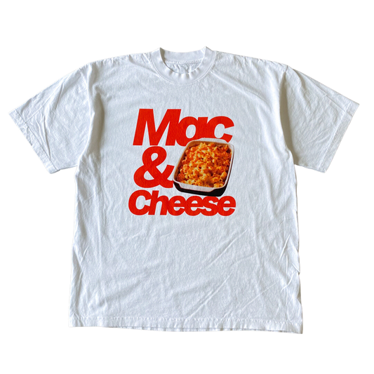 T-shirt macaroni au fromage