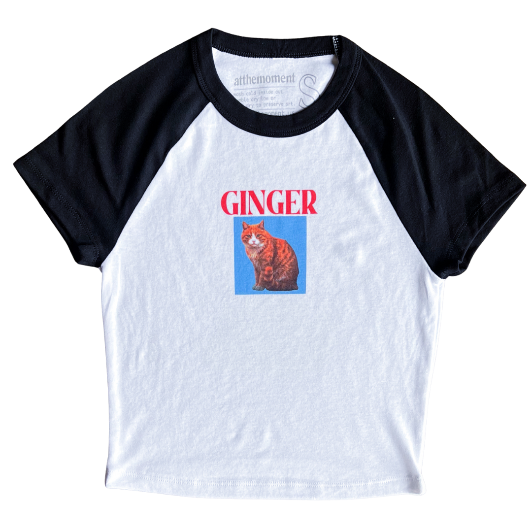 Ginger Cat Blue Women's Baby Rib