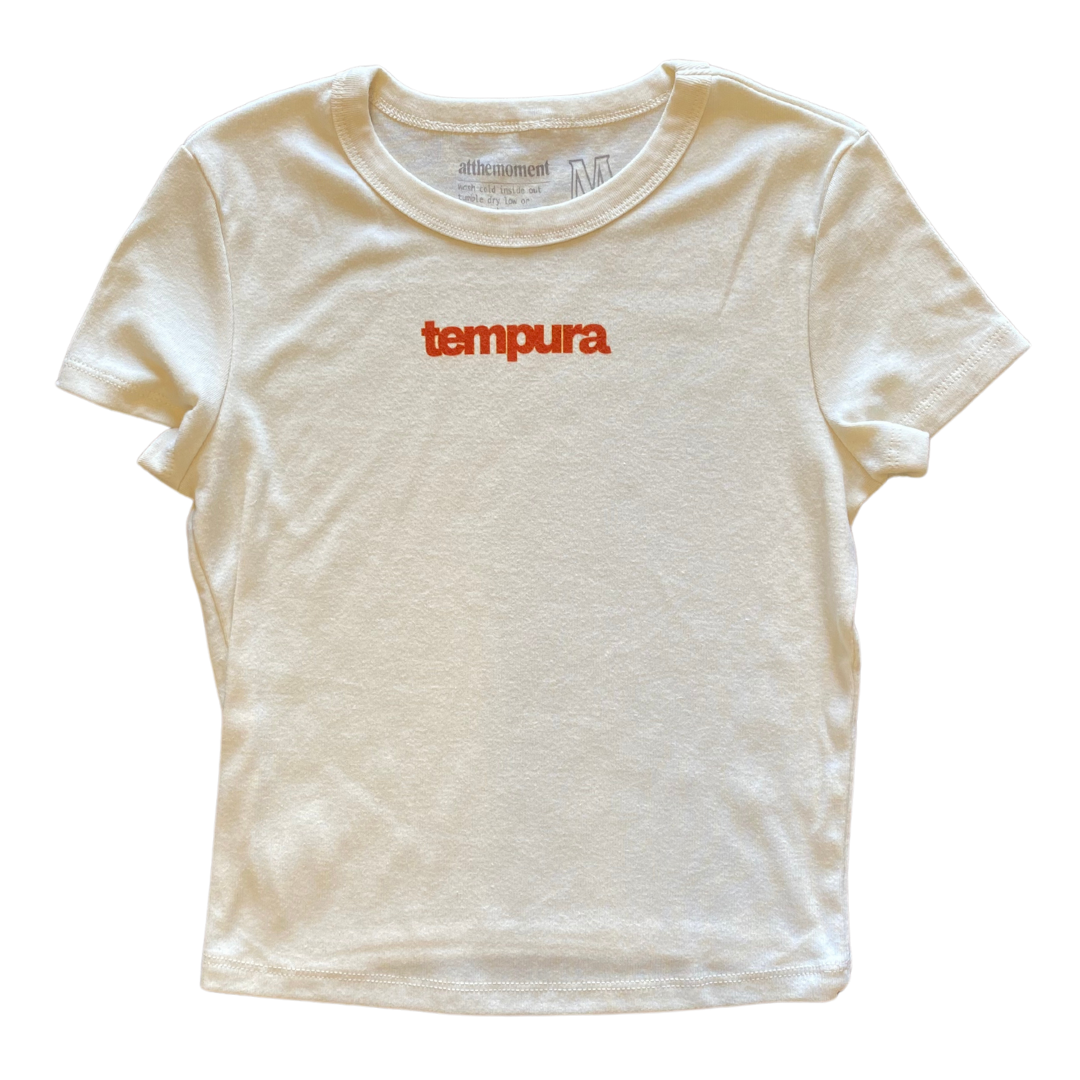 Tempura Text Women's Baby Rib