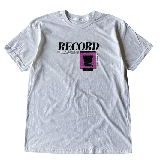 Pink Record Player Tee