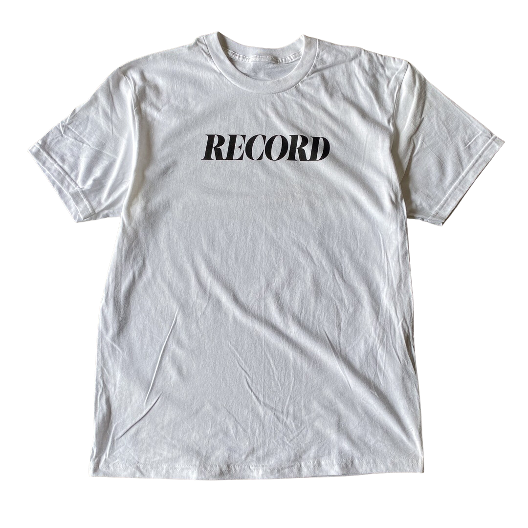 Record Text Tee